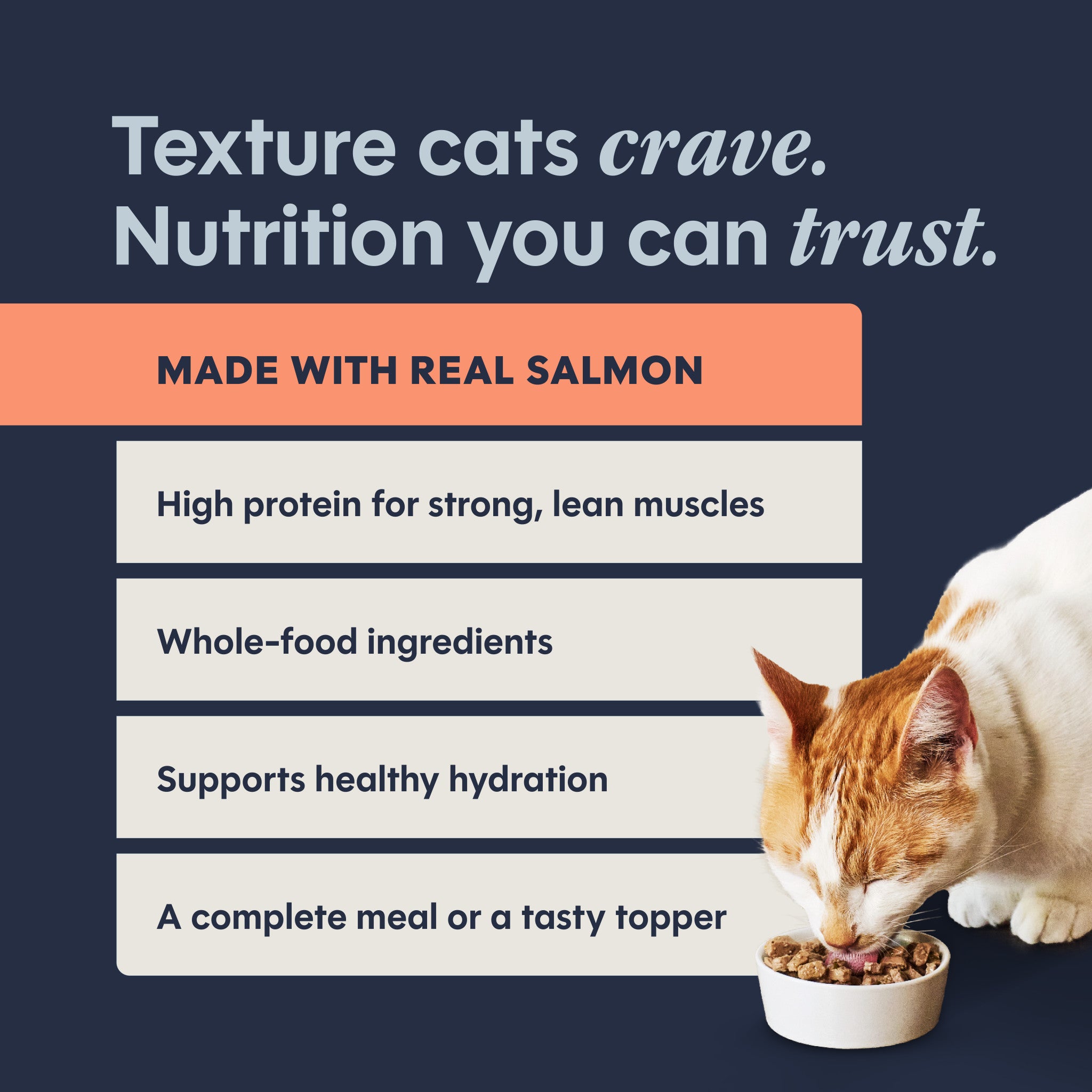 Flaked Salmon Entrée