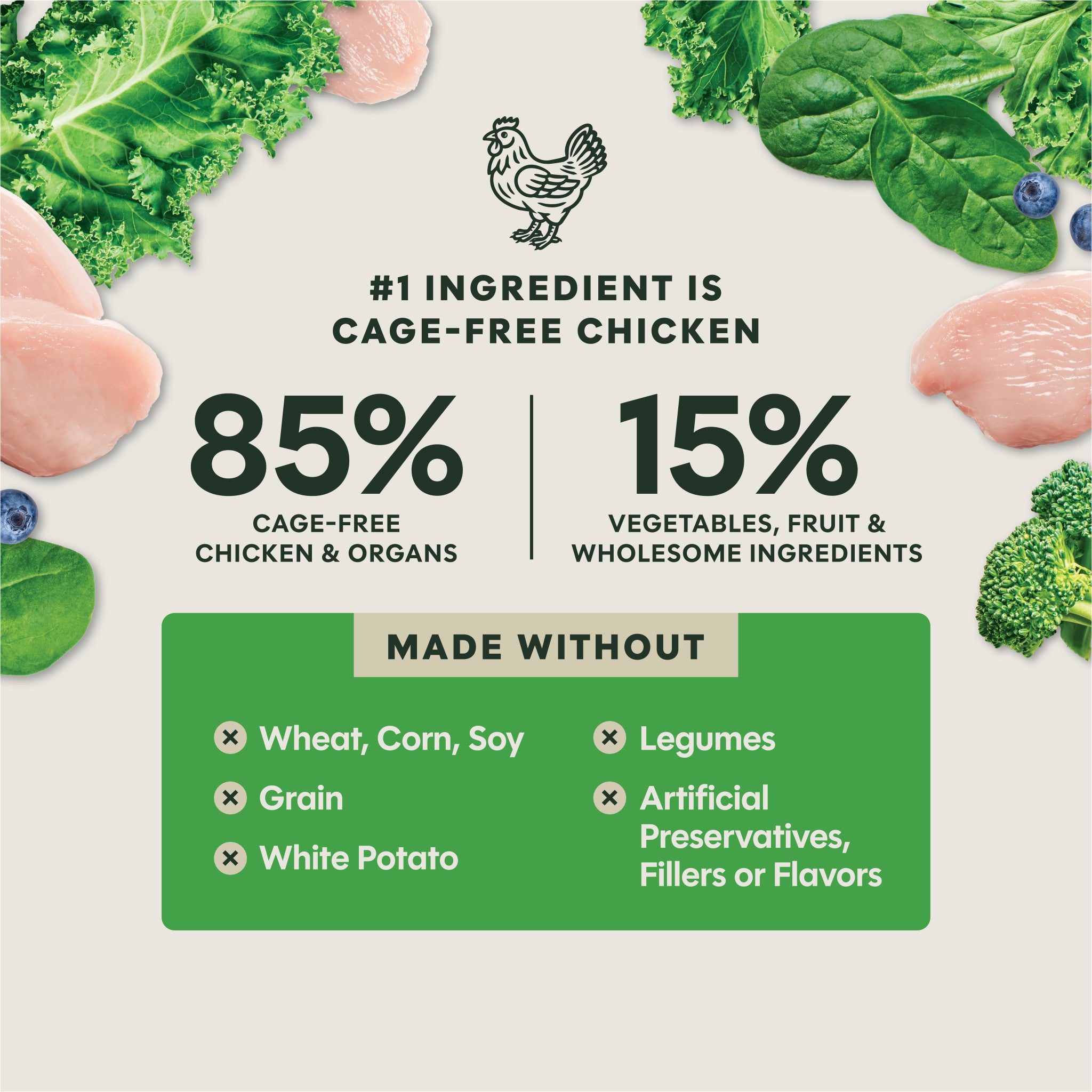 FreshDried Meal Blends Chicken & SuperGreens Blend