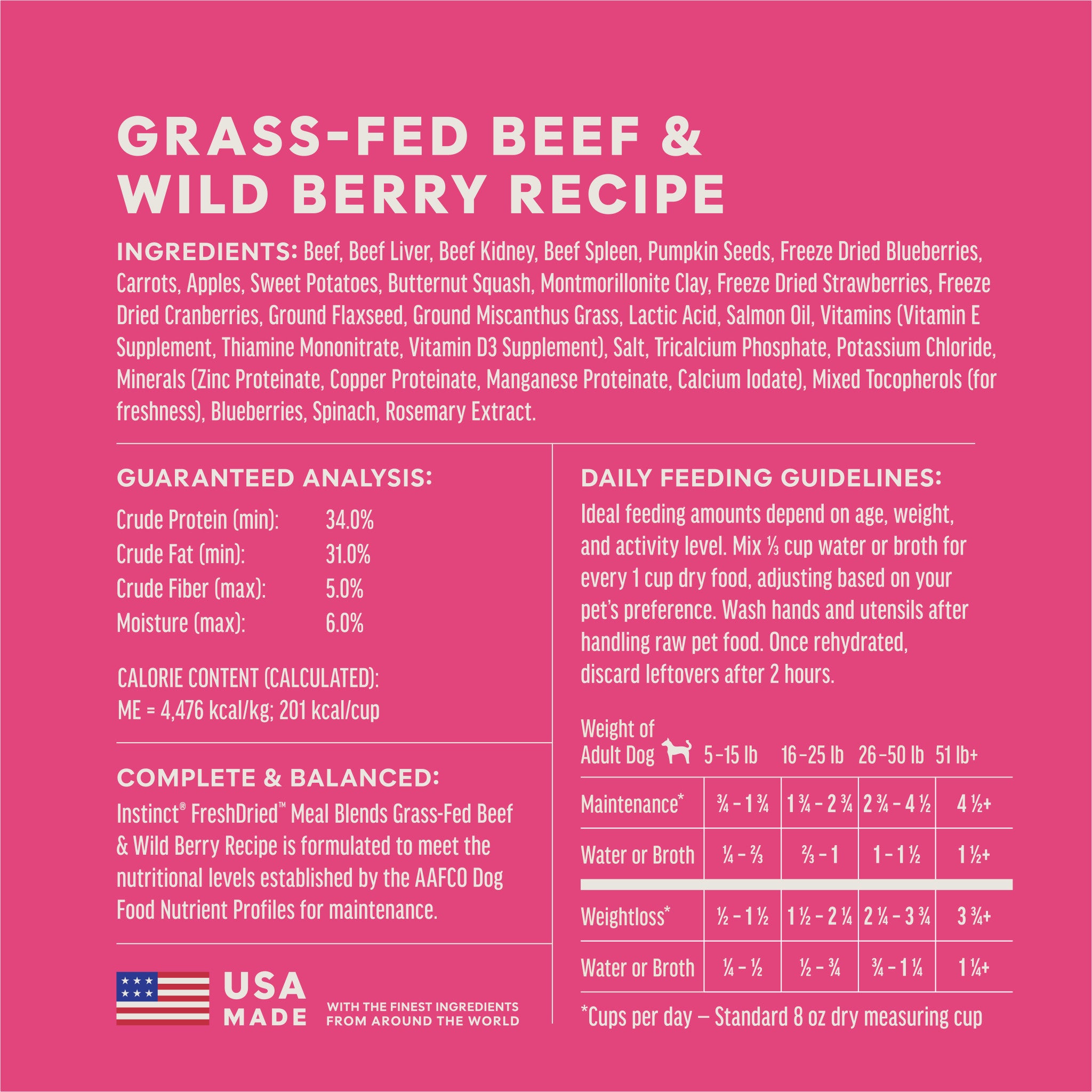 FreshDried Meal Blends Beef & Wild Berries Blend
