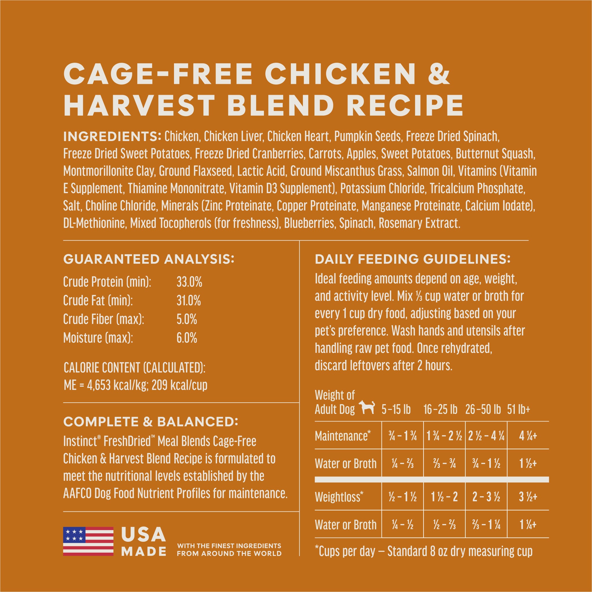 FreshDried Meal Blends Chicken & Harvest Blend
