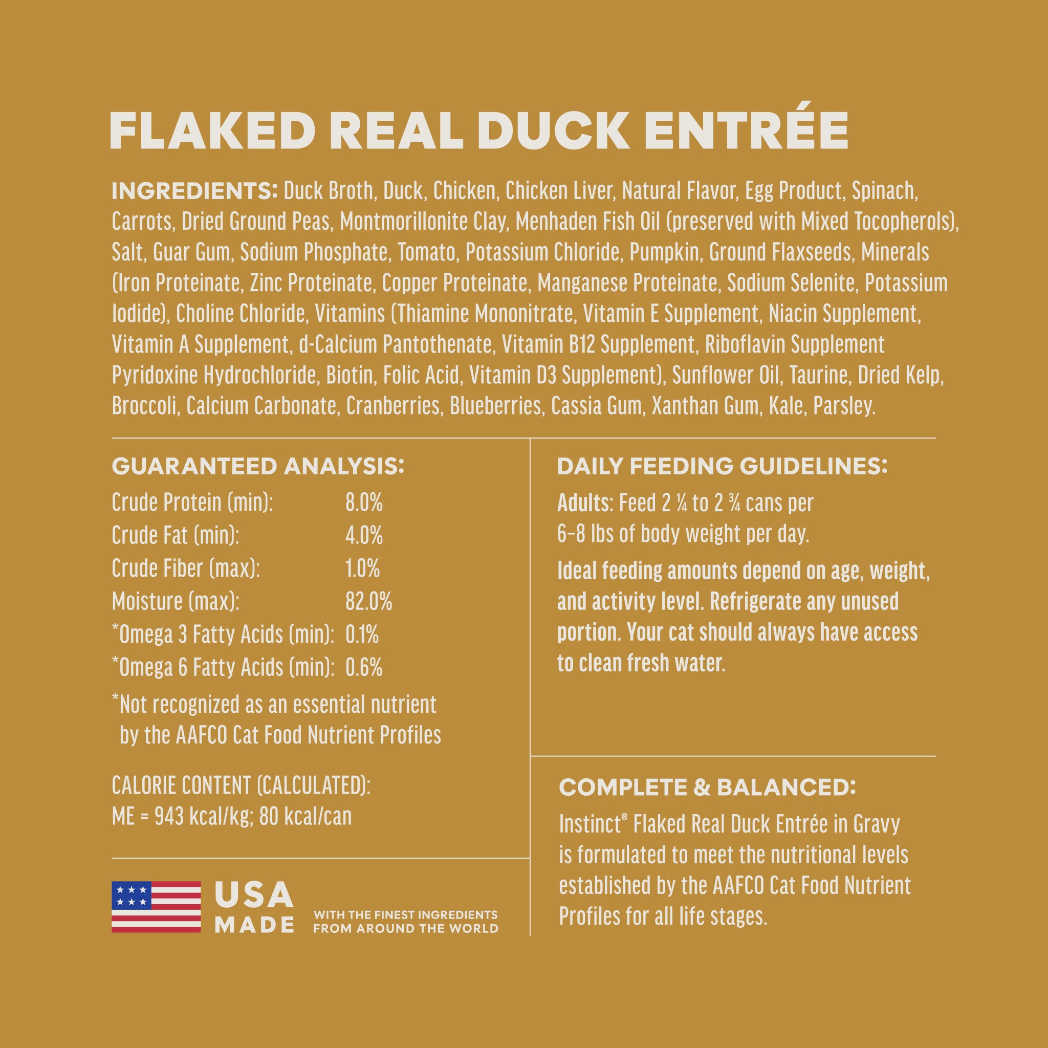 Flaked Duck Entrée