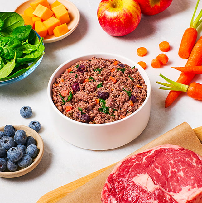 Raw pet food ingredients