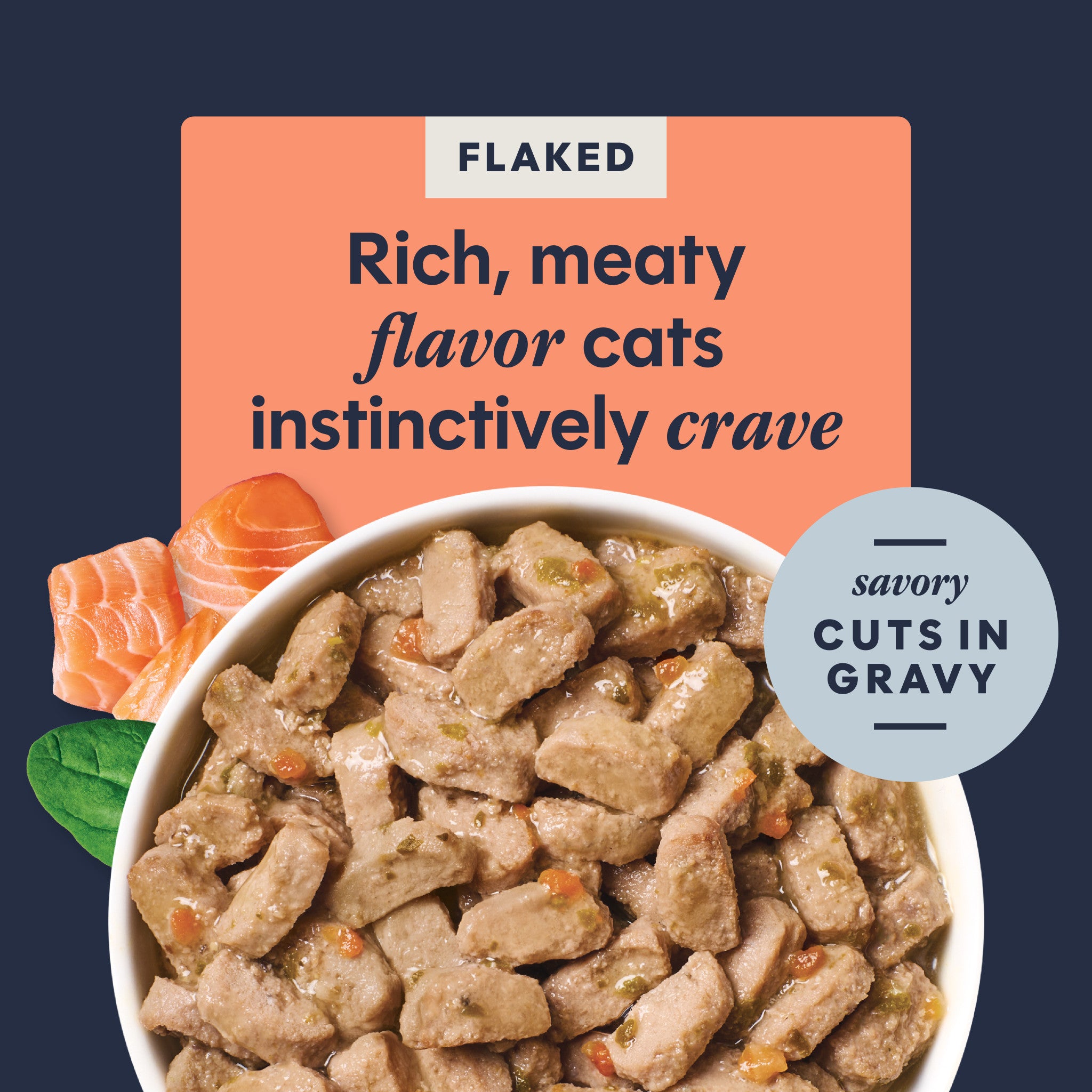 Flaked Salmon Entrée